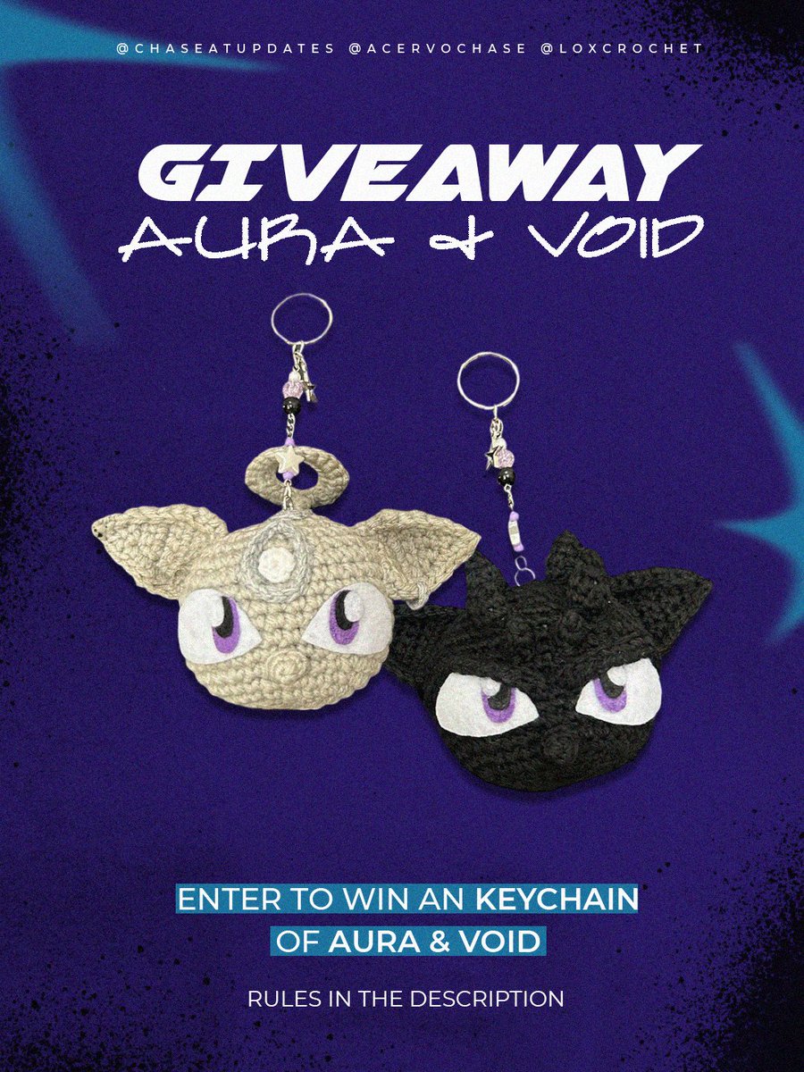 We’re hosting an Aura &amp; Void giveaway on Instagram 👀

Handmade crochet keychains don’t miss it!! 👇

instagram.com/p/DTVZwJ2kTpT/…