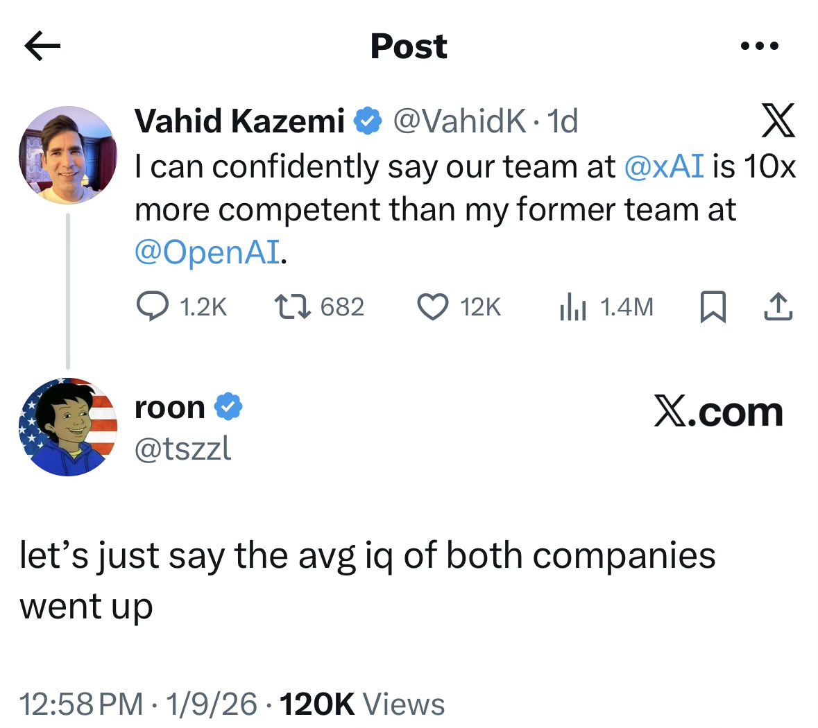 So cute. Neither GPT-5.2 nor Gemini 3 could generate a reply like the one below. We’re still very far from AGI.