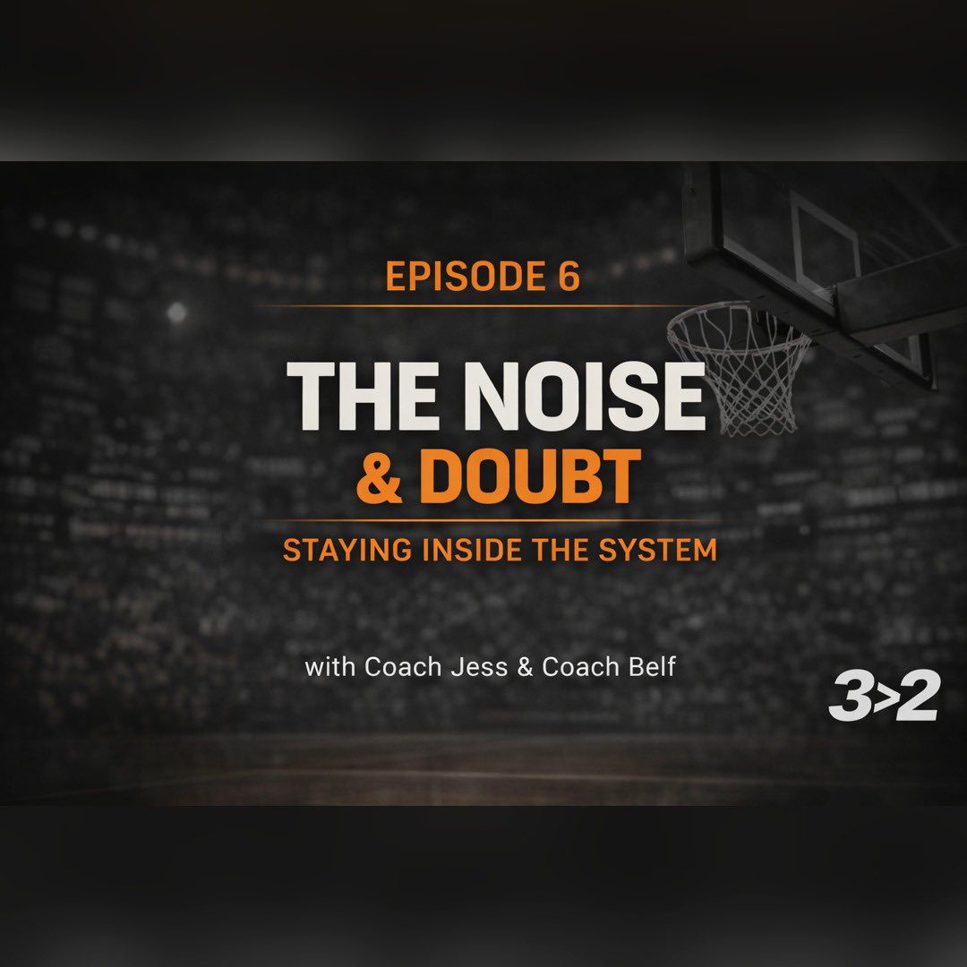 3over2hoops's tweet photo. The noise gets loud. So does doubt.

Episode 6 is about staying grounded inside the system — filtering opinions, trusting preparation, and not letting emotion drive decisions.

🎧 Episode 6 is live with @jessicaduleba @coachbelf4 

#3over2Hoops #InsideTheSystem #grinnellsystem https://t.co/lE2LgPke3R