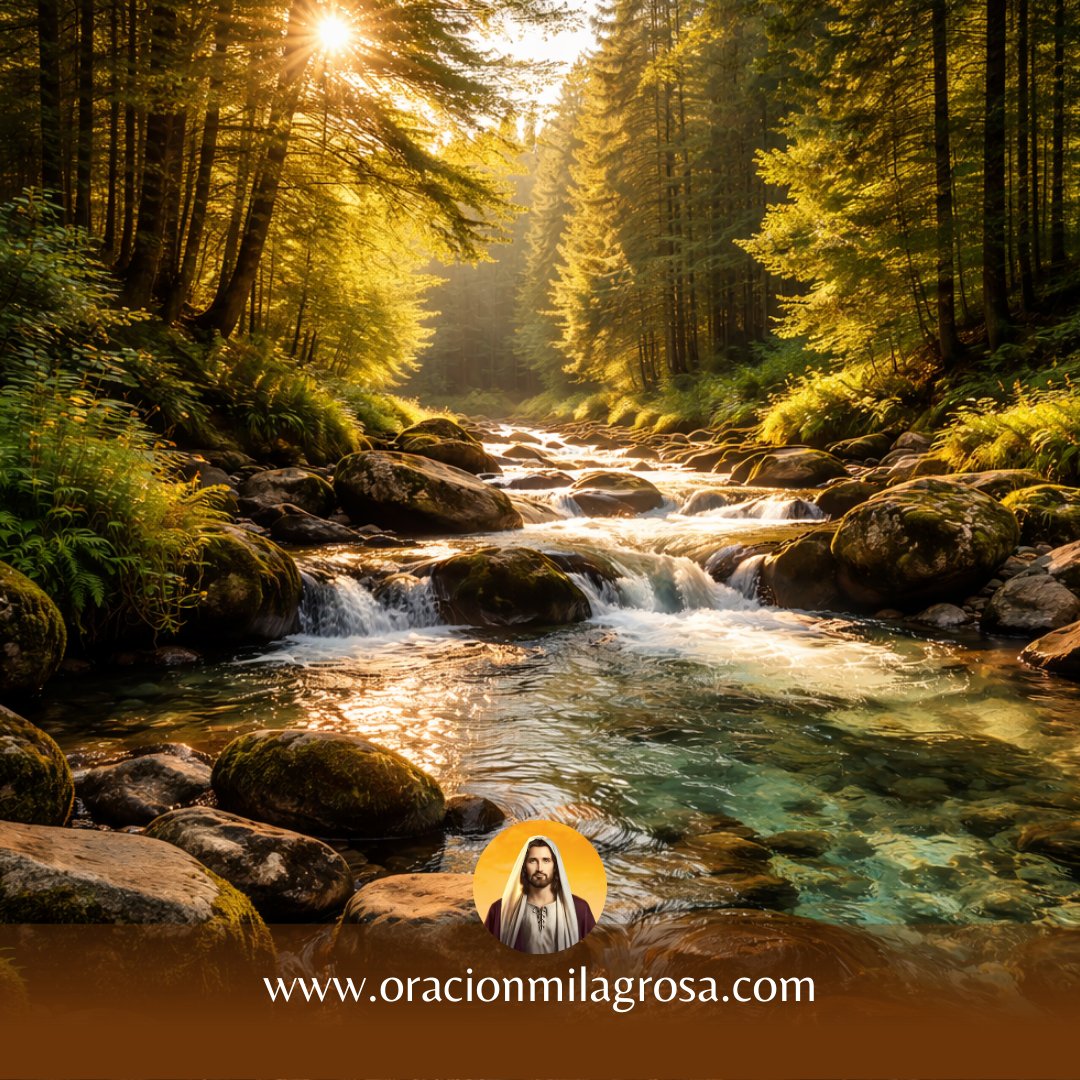 🙏 ORACIÓN QUE DESATA UN RÍO DE BENDICIONES EN TU VIDA.

Amado Dios, hoy me acerco a Ti con el corazón abierto y la fe despierta, creyendo que desde Tu presencia fluyen todas las cosas buenas que mi vida necesita. Tú eres la fuente que no se seca, el manantial que nunca se agota