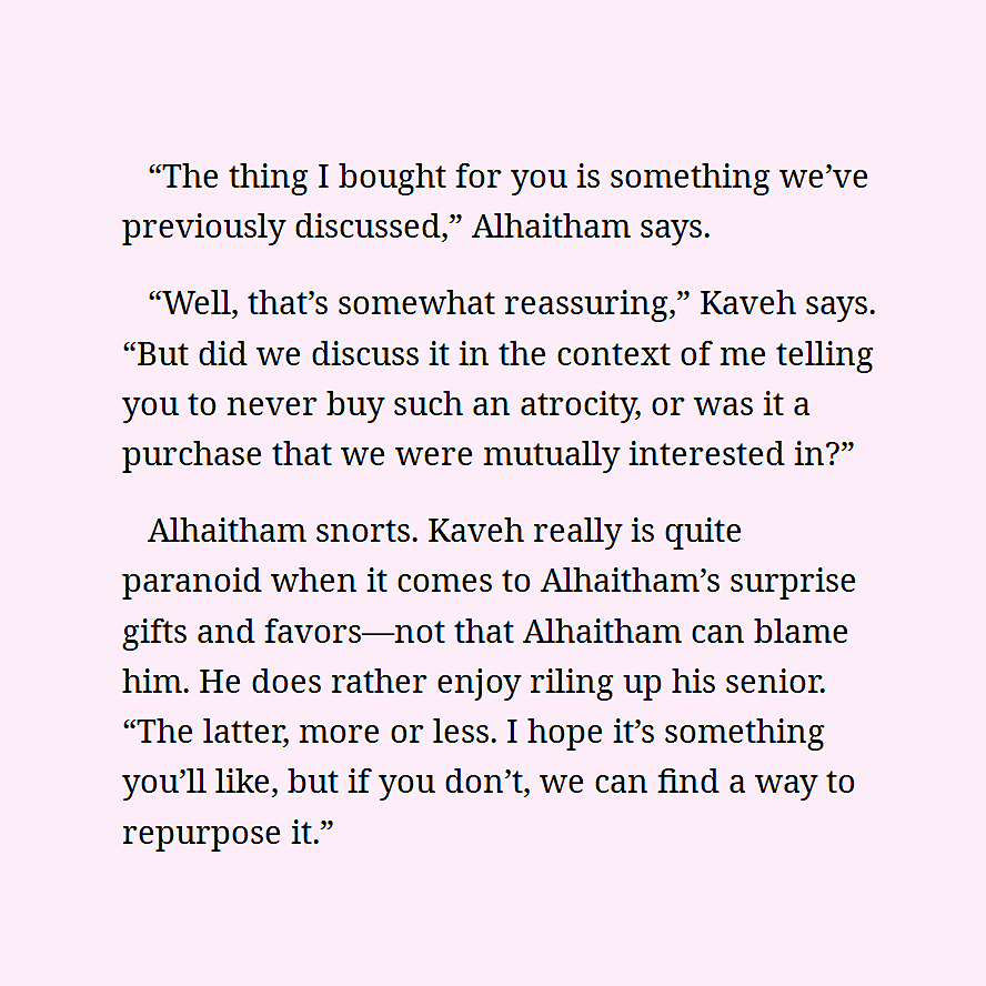 lithopus's tweet image. Here's an excerpt from the aforementioned bonus scene (haikavetham 🔞)