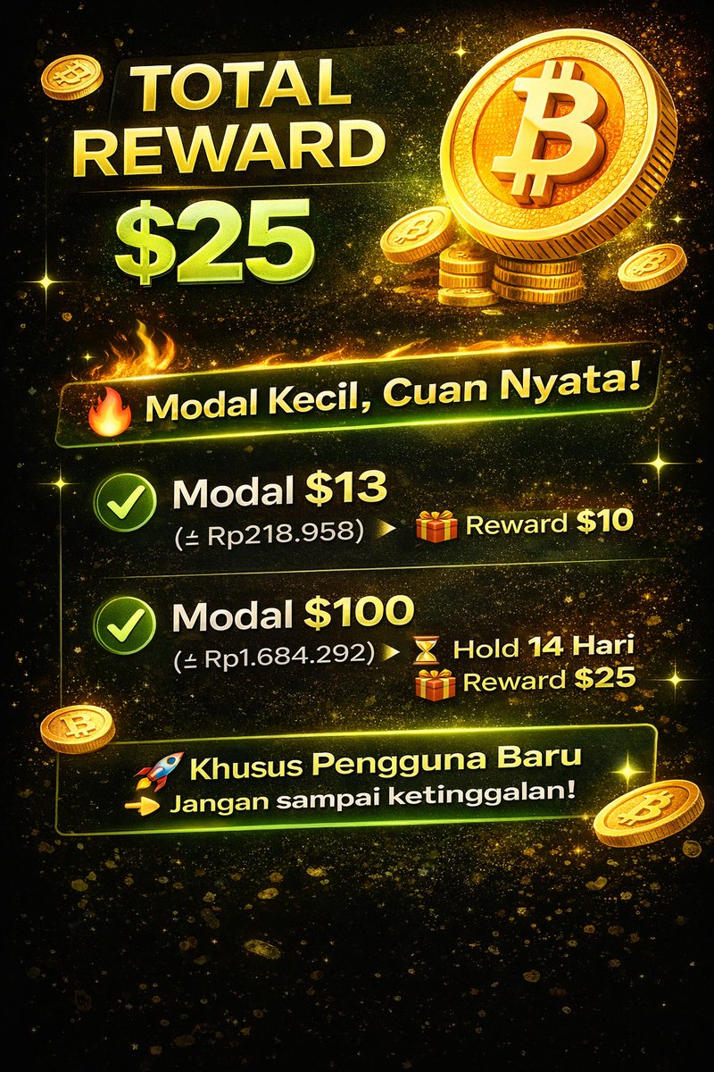 abe_id3's tweet photo. Event OSL GLOBAL 
Total reward: $25 
Modal : $13 ( 218.958 IDR ) reward  $10
Modal : $100 &amp; hold 14 day ( 1.684.292 IDR ) reward $25
Kode reff: 3Trz6A
Link: https://t.co/dFL8NE4gmg https://t.co/egLjWqvxeW