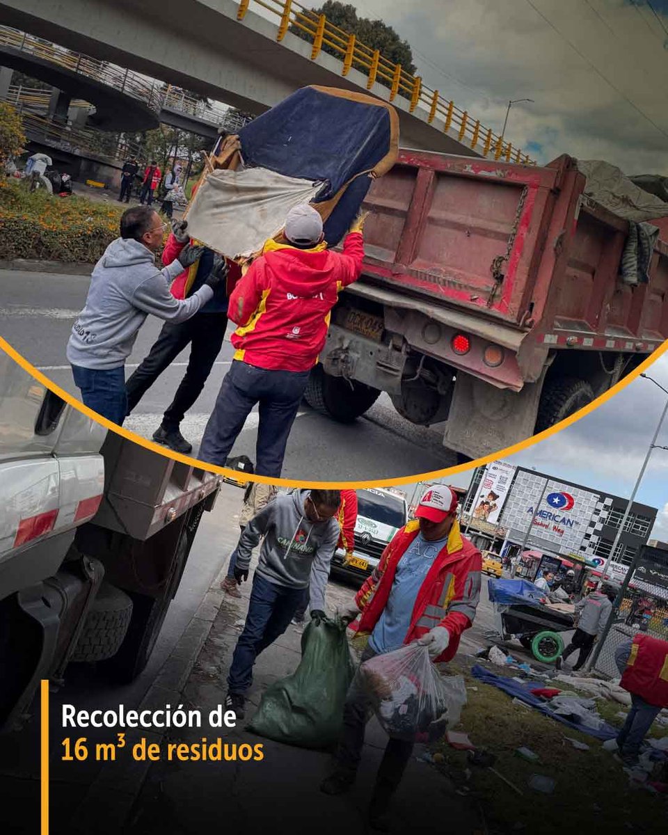 📍 Seguimos trabajando #PorUn2026MásOrdenado

En un operativo de Inspección, Vigilancia y Control de cambuches y carretas en los sectores Matatigres y Colinas, logramos recolectar 16m³ de residuos y recuperar 106m² de espacio público. 💪