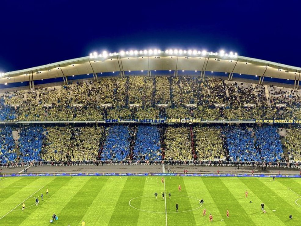 Fenerbahçe tribünleri.