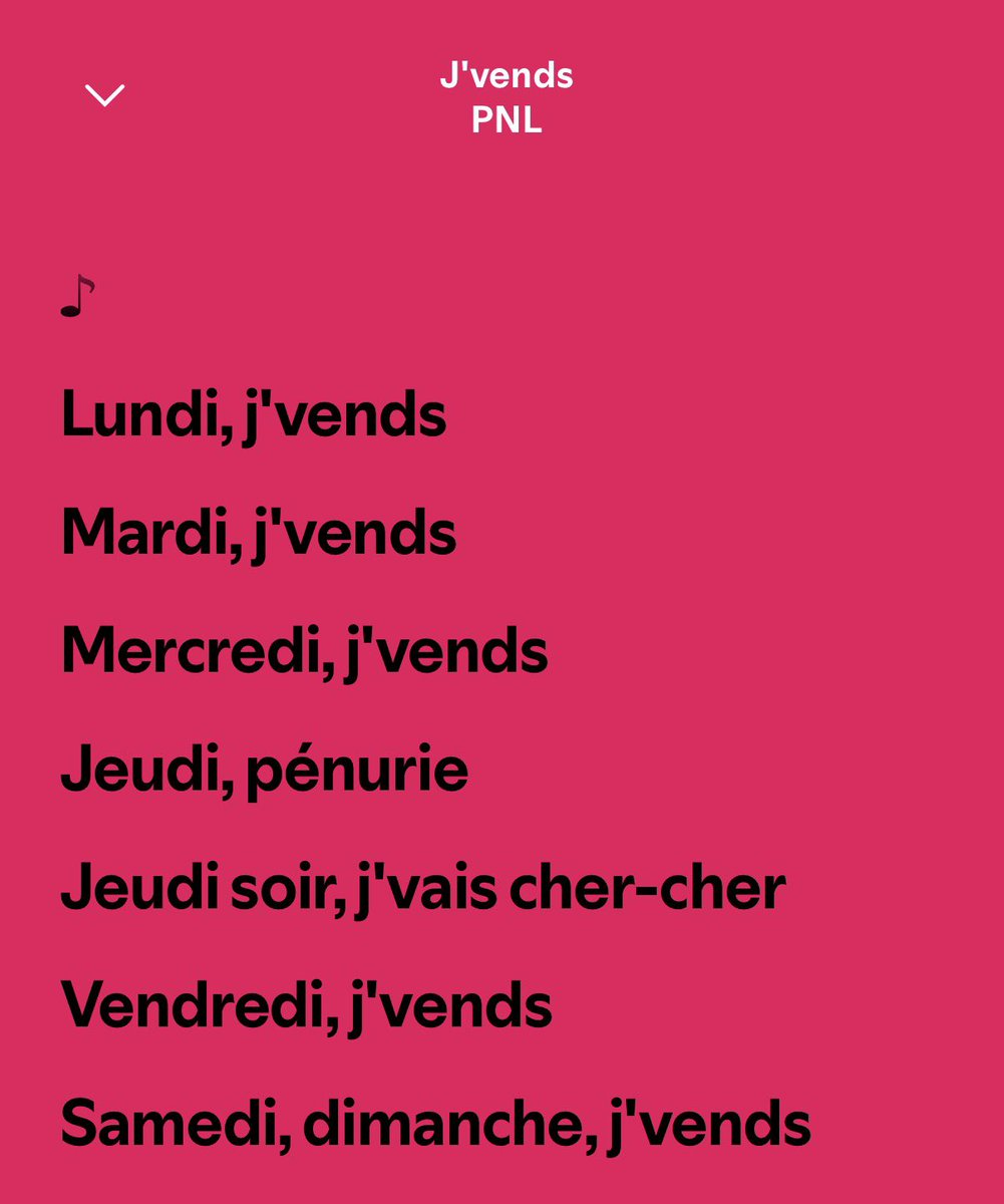 leagar_2110's tweet image. la manière dont j’apprendrai les jours de la semaine à mes gosses 
#paslechoix