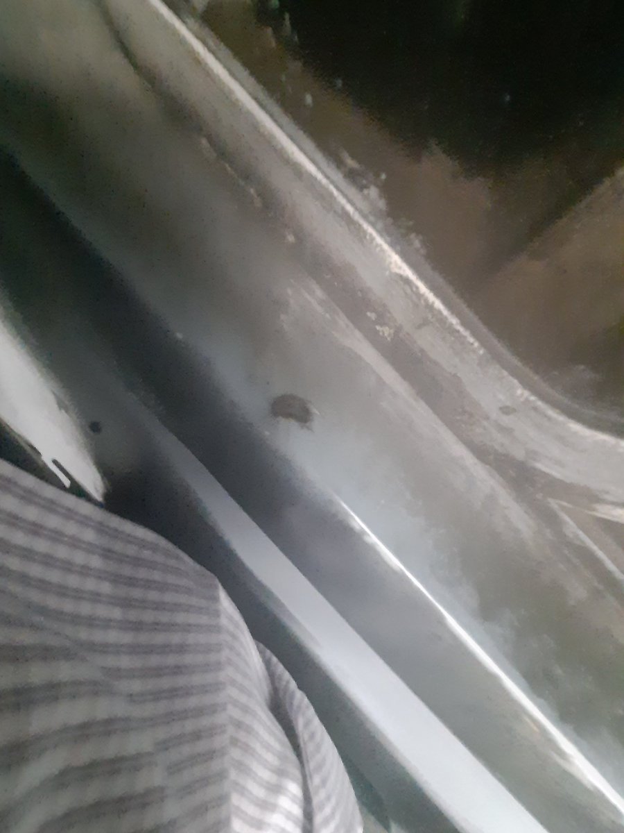 jsharish's tweet photo. @AshwiniVaishnaw PNR-4643589642
Seems coaches&amp;Seats of Kerala Jan Shatabdi (Trn No:12075&amp;12076) aren't repaired after the launch @2003. 
The seates &amp; trays are full of cockroaches &amp; dirts. It can't be used even to transport animals.Seats are harder than metal.Better to keep the coaches in museum. https://t.co/POXAfL7azC