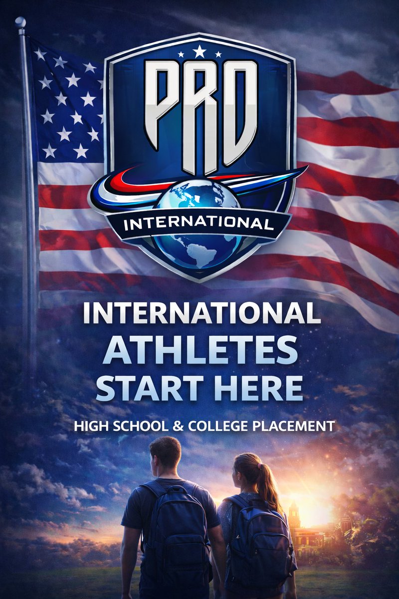 PRO_Movement1's tweet image. 🚨 INTERNATIONAL FAMILIES🚨

🥇@PRO_INTL is NOW OPEN

Verified U.S. high school &amp;amp; college placement support for international student-athletes 🇺🇸

✔️ Structured
✔️ Transparent
✔️ Proven

🔢 LIMITED families accepted

🌍 Applications NOW LIVE ⤵️
probball.net/pro-internatio…

🔥Sports…