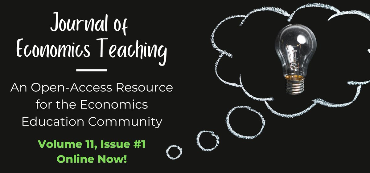 Journal of Economics Teaching tweet media
