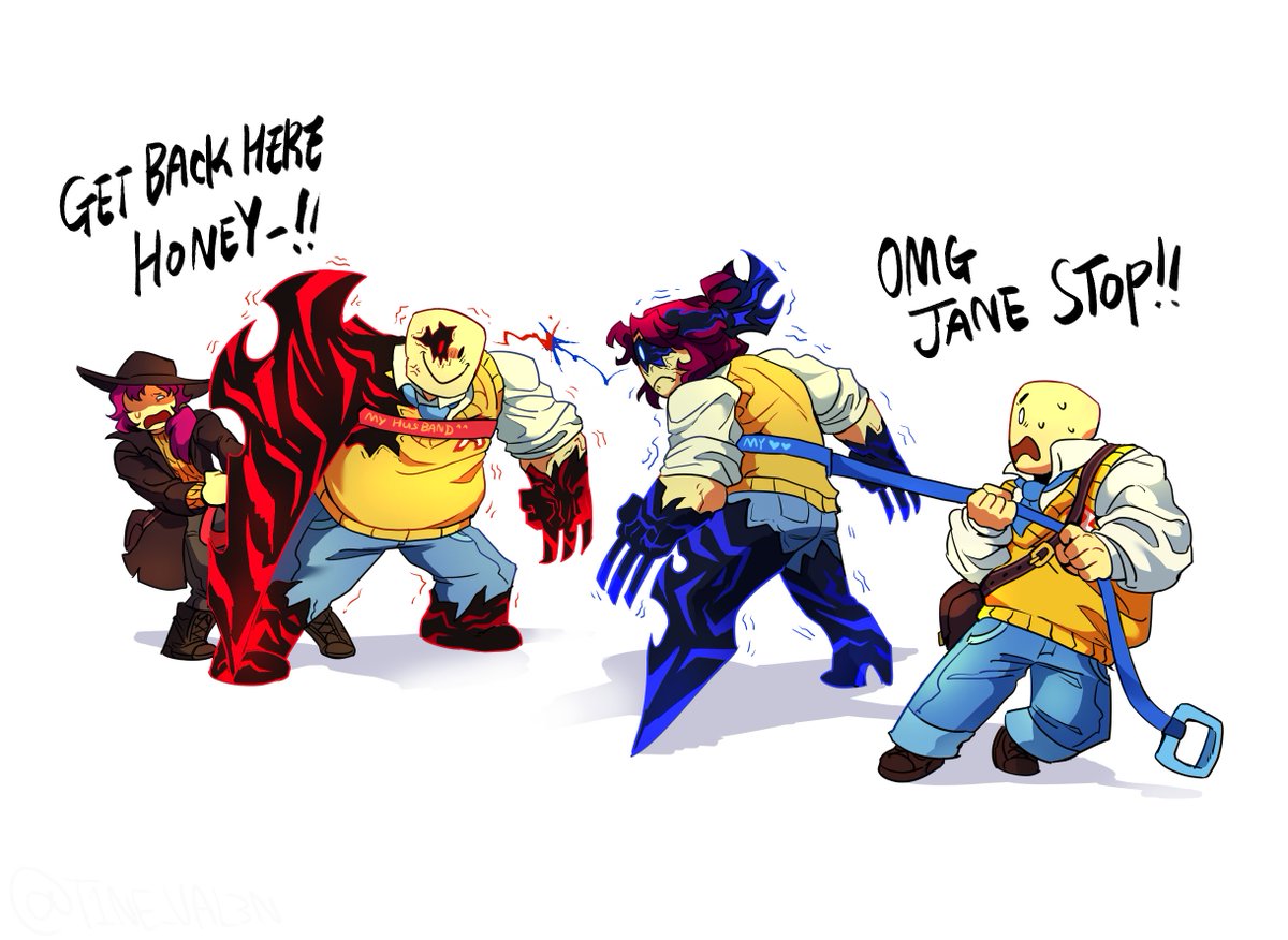 Killer John and Jane think each other as their lover's doppelganger..

#Forsaken #ForsakenKSswap #JohnJane