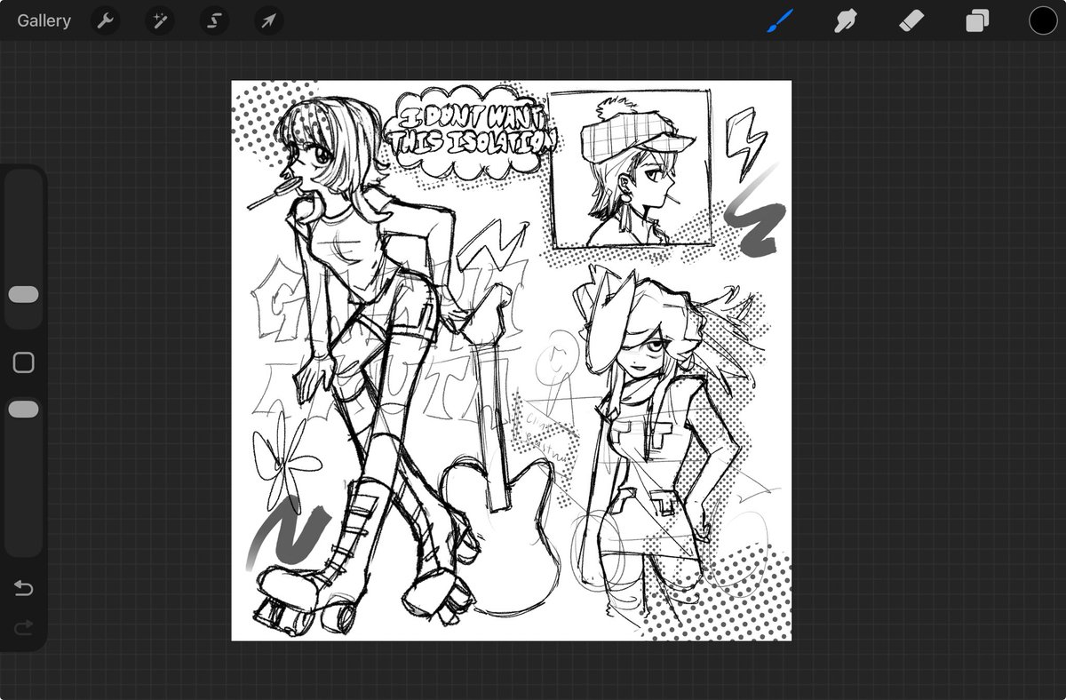 Gachi x gorillaz sketch looks very bad