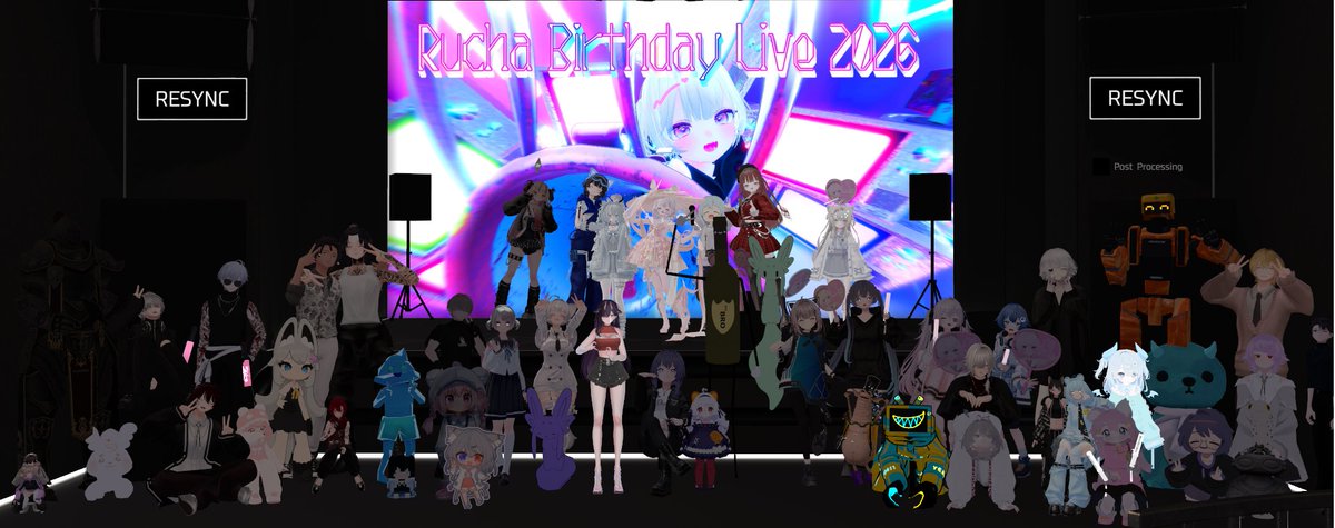 お誕生日おめでとー！！！
#るちゃはぴば2026