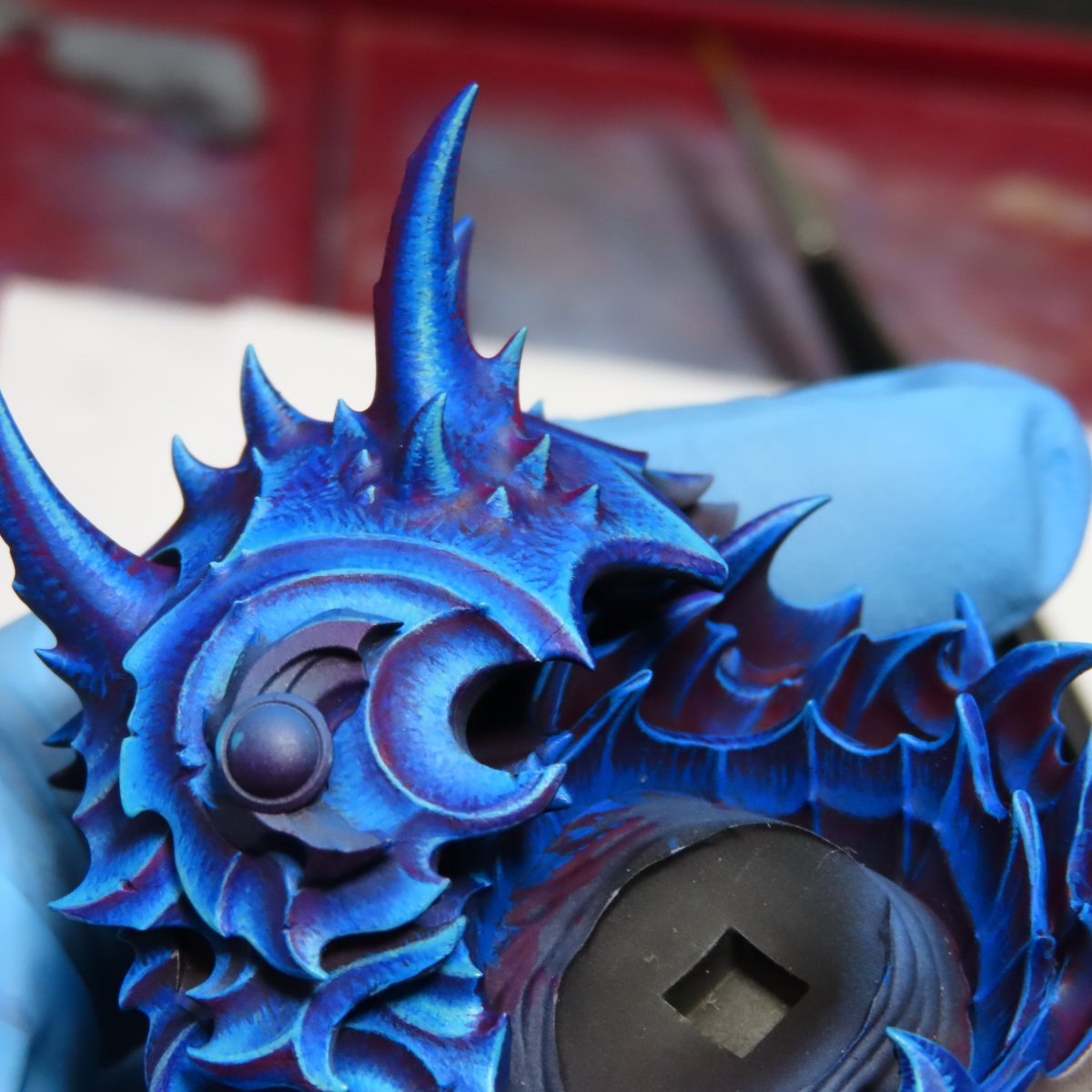 tumazuma_paint's tweet image. 同じ作業ばっかしてるから見栄えが同じでネタがなかったのだけれど…トゲが本当に尖って見えるようにするには超精密描画が必要だったという話…実際はちょっとゆるいコーン形状だから自分で尖ってるように見せてるんだ…