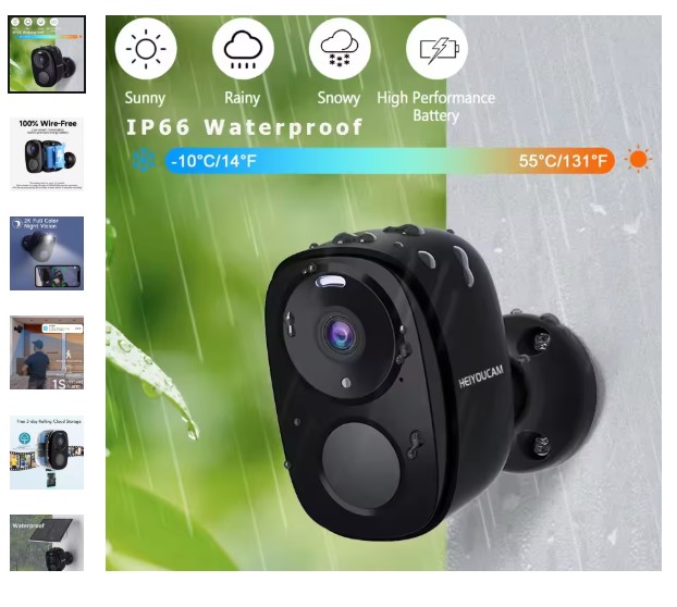 shopping_soma's tweet image. Wireless Outdoor Security Camera
2K | AI Motion | Color Night Vision 🔔
Shop - s.click.aliexpress.com/e/_c3f6xLTv
#SecurityCamera 
#SmartHome #HomeSafety