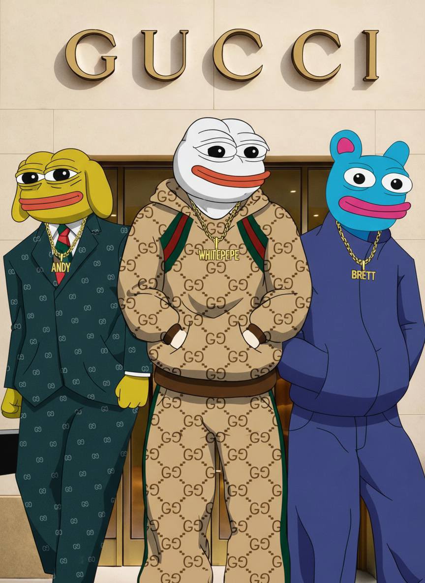 It’s all Gucci with $WHITEPEPE