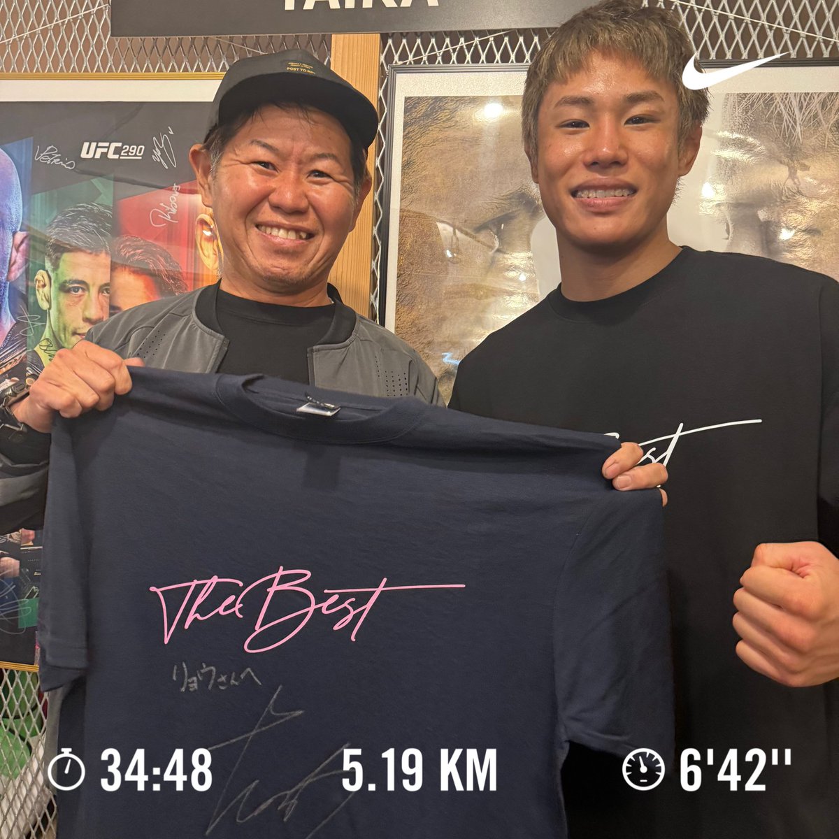 ryo511111's tweet photo. 夜RUN‼️

夕方は仕事早めに切り上げて、お世話になってるEVER GROUNDさんに『平良達郎選手1日店長』のイベント行って来ました。
まりこさん、達郎選手ありがとうございました。

今年も怪我に気をつけて頑張ってください‼️

 #幡ヶ谷再生大学陸上部
 #幡再陸上部沖縄
 #EVERGROUND 
 #MOBSTYLES https://t.co/Vchgf0vnps