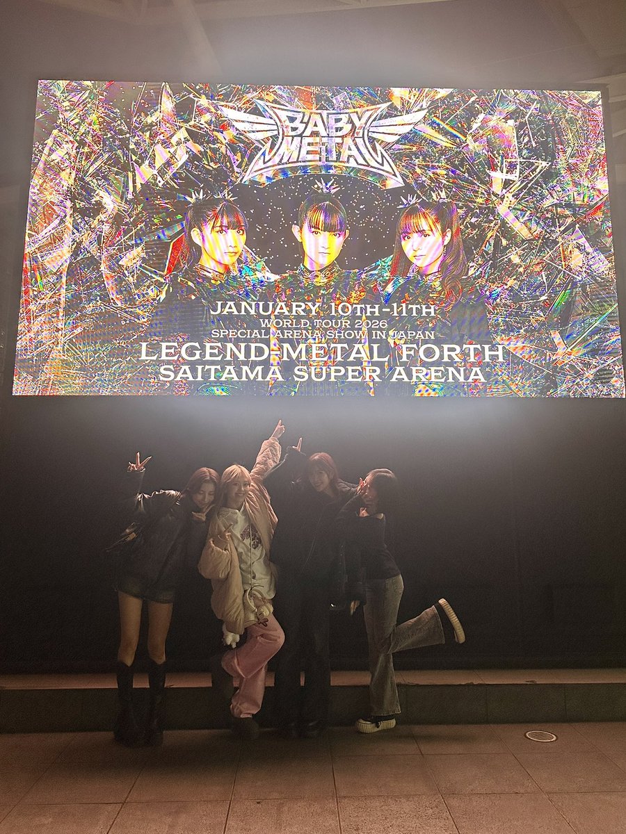 onefive_music's tweet photo. BABYMETALさんのライブ
観に行かせていただきました！

結成15周年おめでとうございます🦊⚡️

#BABYMETAL
#onefive https://t.co/HA8hSZYgdN