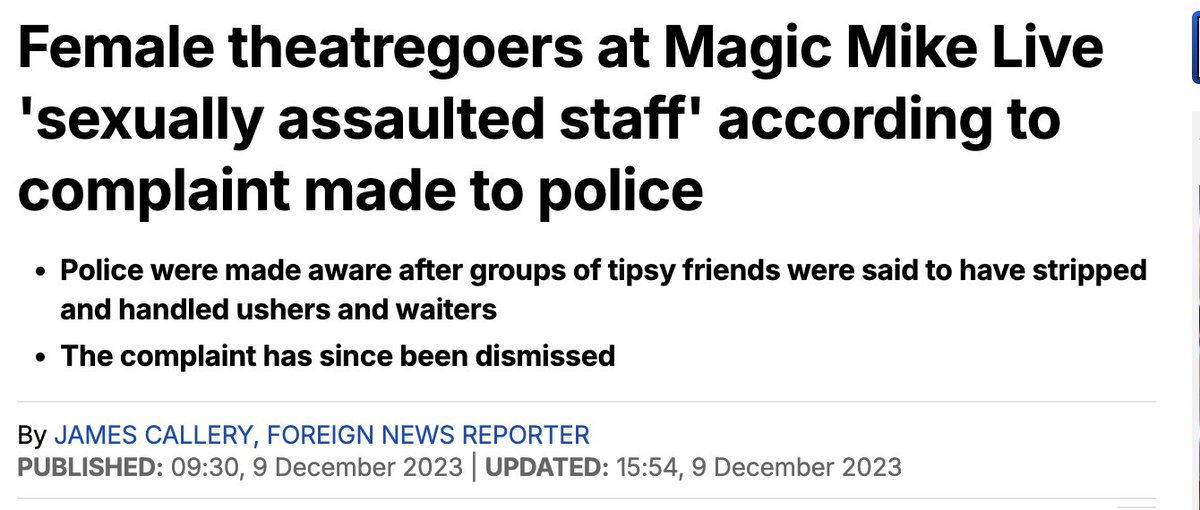 <a href="/MaeveHalligan/">Maeve Halligan</a> <a href="/NotAllGays/">Not All Gays Ireland 🏳️‍🌈🇮🇪</a> Women sexually assault men at the hippodrome all the time. When you gonna get outraged over that?