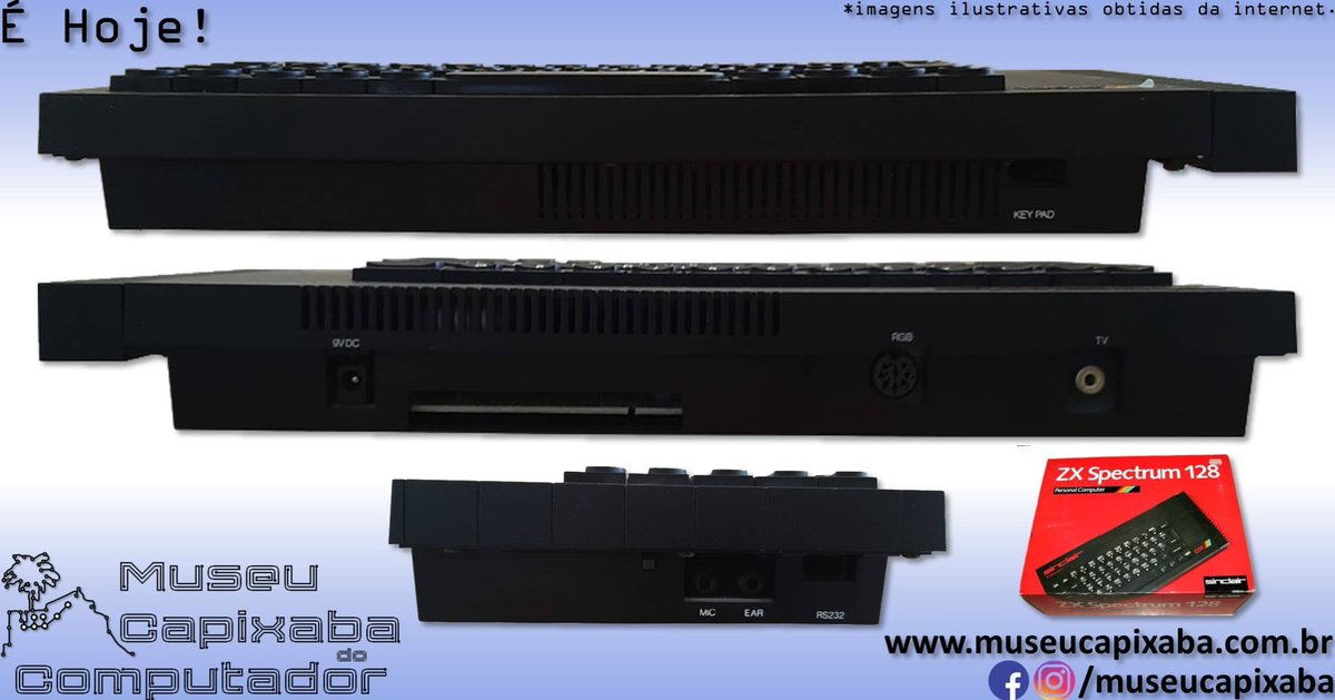 É hoje! O microcomputador Sinclair ZX Spectrum 128 faz 40 anos! +