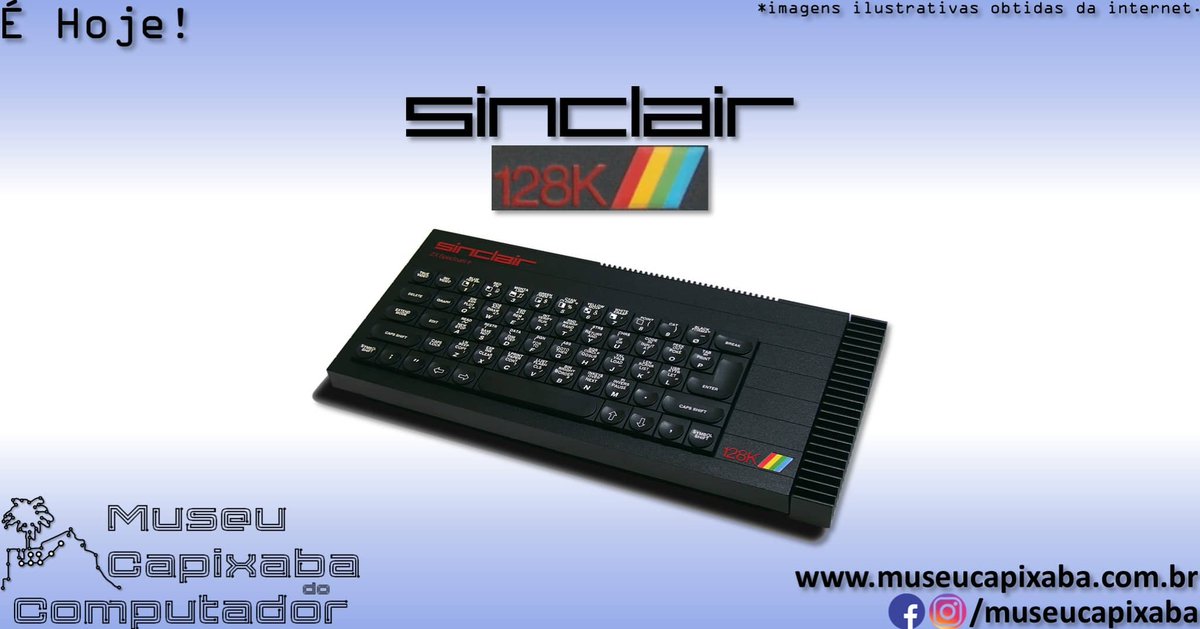 無題 É hoje! O microcomputador Sinclair ZX Spectrum 128 faz 40 anos! +