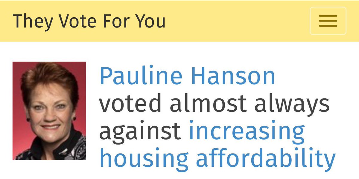 Data from the latest polls shows that those who intend to vote for One Nation are low income earners. Pauline Hanson has always voted against any sort of funding that these voters rely on. That is fact. She would make all their problems a whole lot worse if she had the chance to.