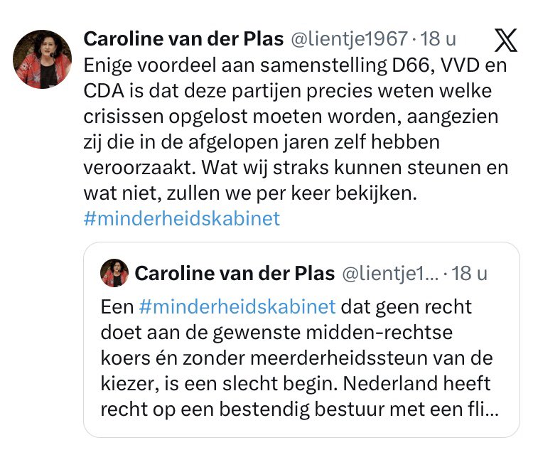 hansjager's tweet image. Je moet maar durven na anderhalf jaar populistisch wanbeleid… #minderheidskabinet
