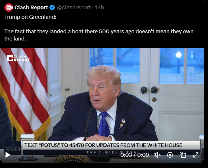 He has no clue, does he