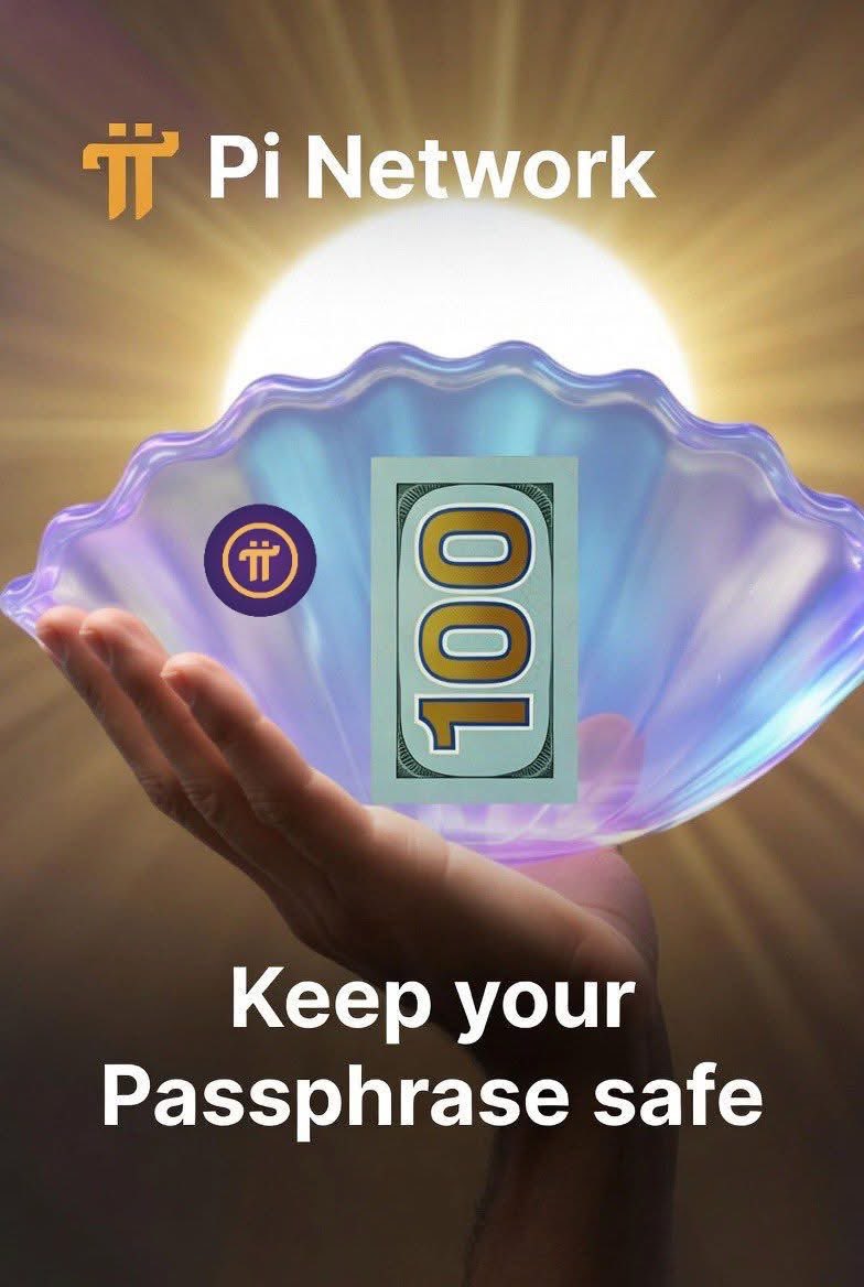 Your passphrase is your wallet. Write it down, never share, keep it  offline. Lose it, lose everything. Guard it like your life depends on it  because your crypto does. 😀🤝