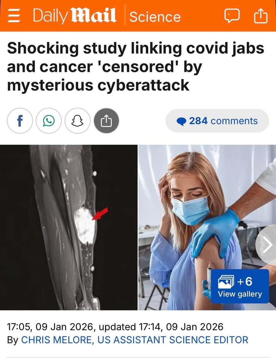 The Daily Mail makes the link. Are the people waking up now ?