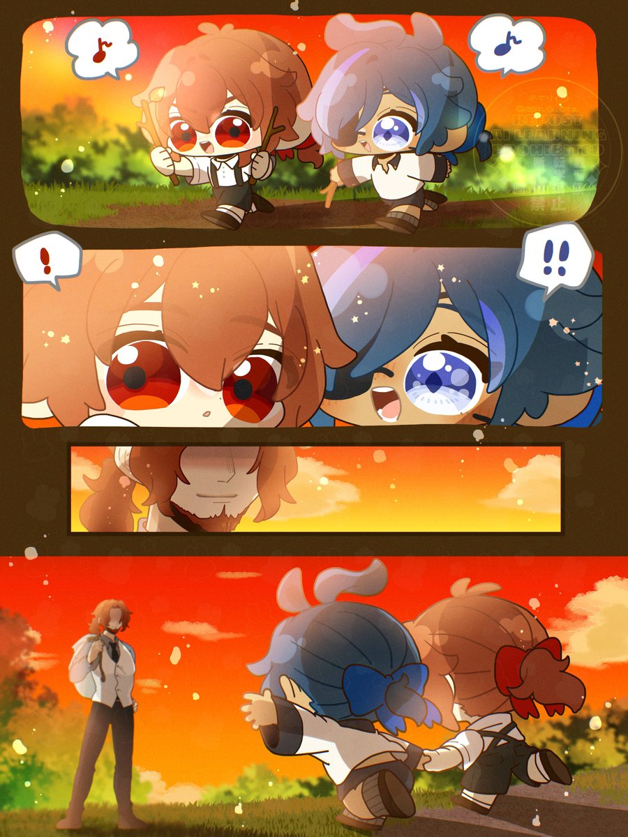 asr_G_orz's tweet image. 義兄弟と帰り道🤝