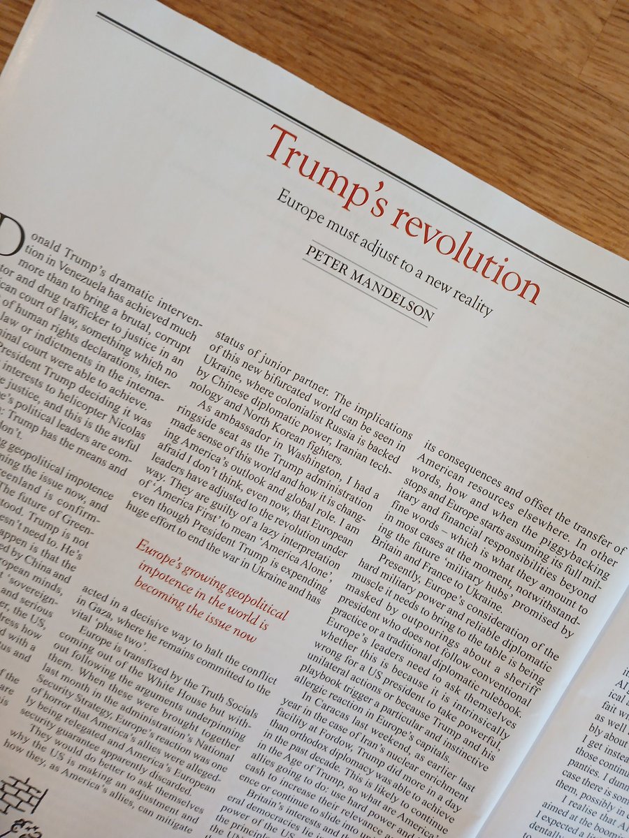 Love it when <a href="/spectator/">The Spectator</a> publishes two opposing views. Helps to sharpen up my own take. More of this please! <a href="/michaelgove/">Michael Gove</a>
