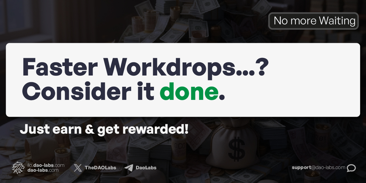 🚀Fast Payouts Are LIVE! 🚀

💰We hear you: Workdrop issues are now fixed — and payouts just got way faster. ⚡

The budget is loaded, and your rewards will hit your wallet without delays. No more waiting. Just earn → claim → receive.

🔥 Just stay active, complete tasks, and