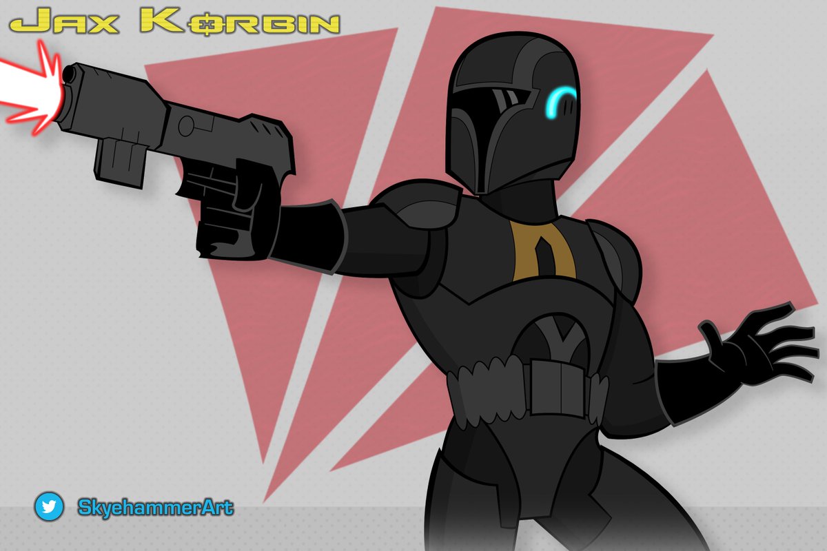 Mandalorian OC Jax Korbin commissioned in the style of the 2003 Clone Wars.

#swtor #starwars #kotor #clonewars #mandalorian #tcw