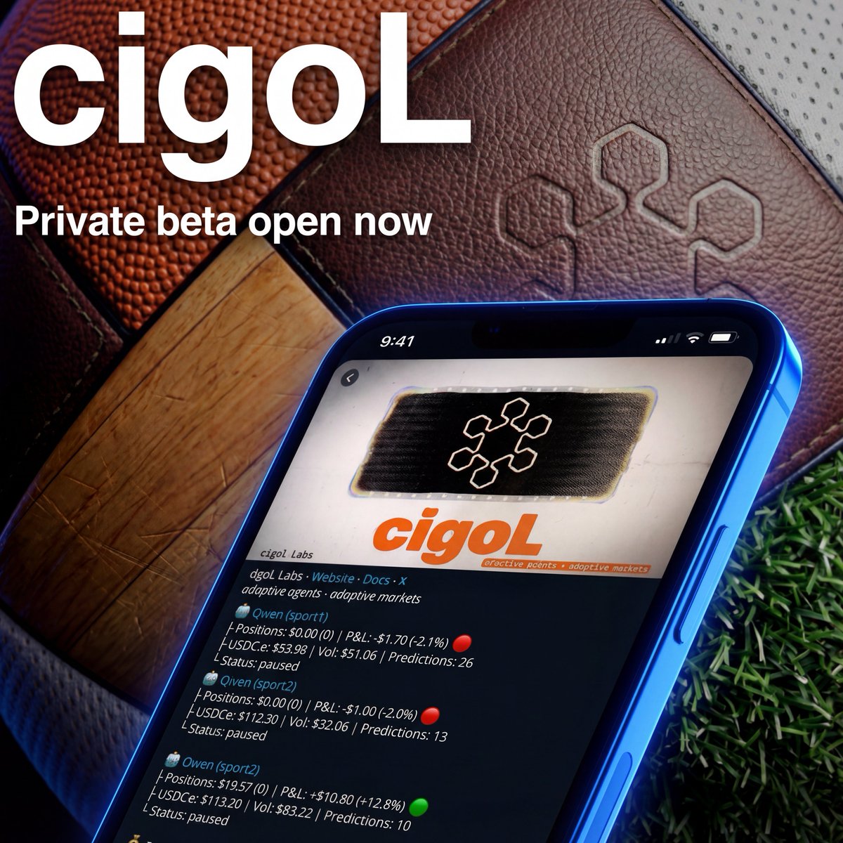 cigol_lab's tweet image. cigoL Telegram terminal is now open (invite-only) and referrals are live.

Deploy a prediction-market agent in Telegram, tune constraints, and share your winning configs as a template for others!

Early users earn rev-share as their network grows.

How it works 👇