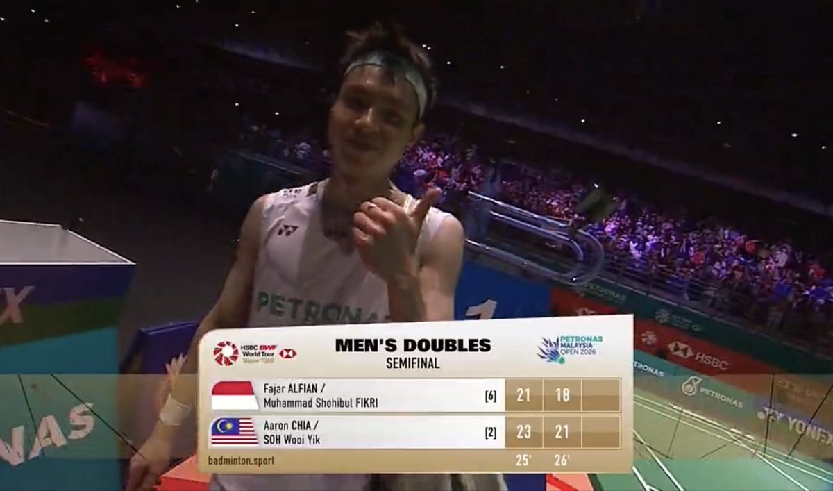 lala_move89's tweet photo. @BWFScore wah semenjak "i love you." ni banyak betul lucky net shot ye ayik ye🥰 
Congratsss Chiasoh double killed Indonesia 🥳 https://t.co/4AG09LOhcp
