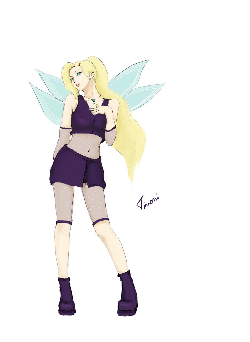 Timoni99's tweet image. Naruto x Winx ✨ Ino version ✨

#myart #animeartist #NARUTO #ino #WINX
