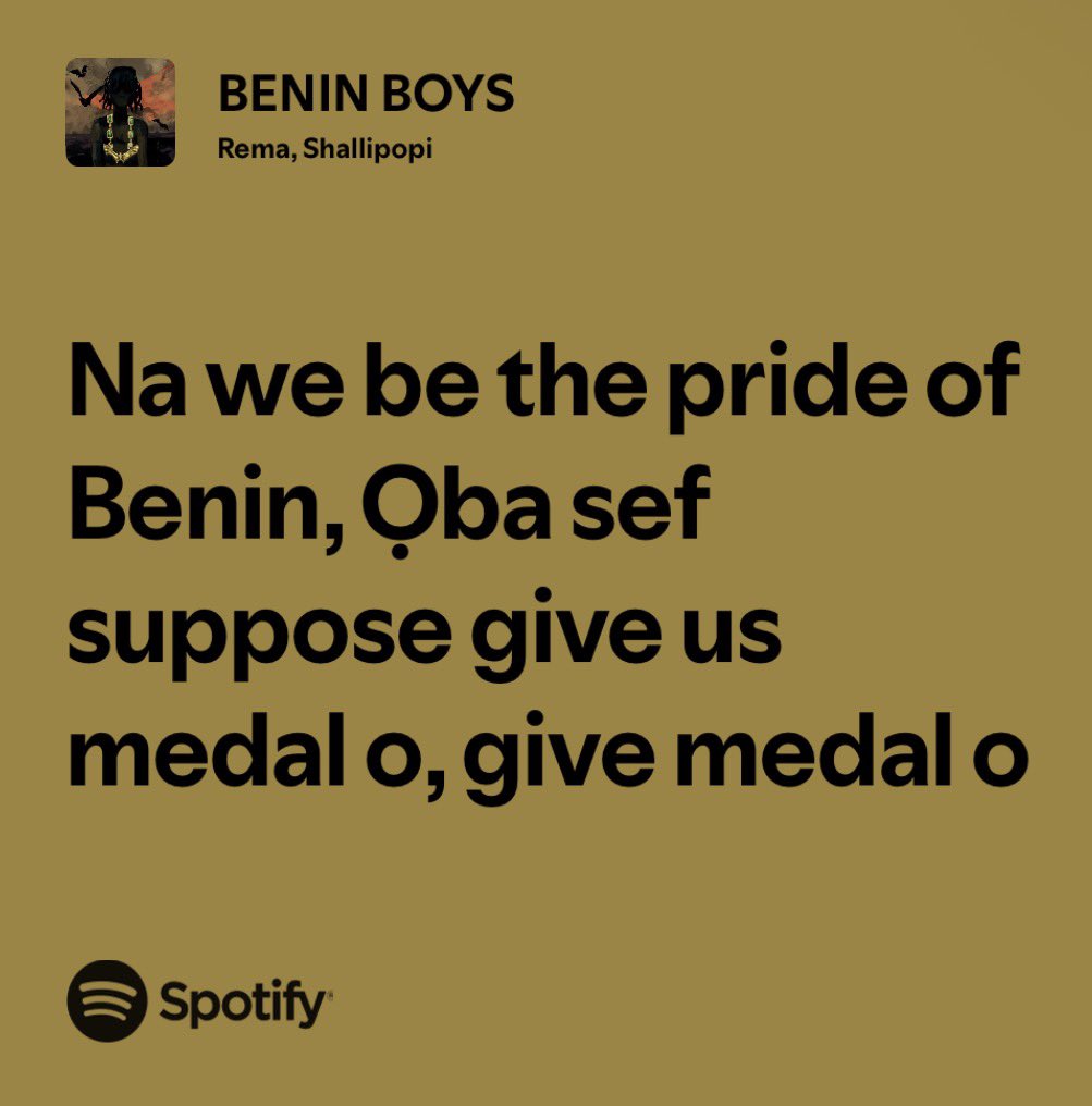 Rema received his Medal from the Oba of Benin City 🎖️🦇