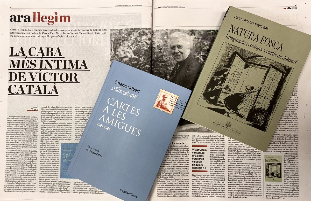 llibreriavitela's tweet image. Si el reportatge d’avui de @jordinopca @ARAllegim us fa venir moltes ganes de Víctor Català, veniu a Vitel·la 😉📚🌊