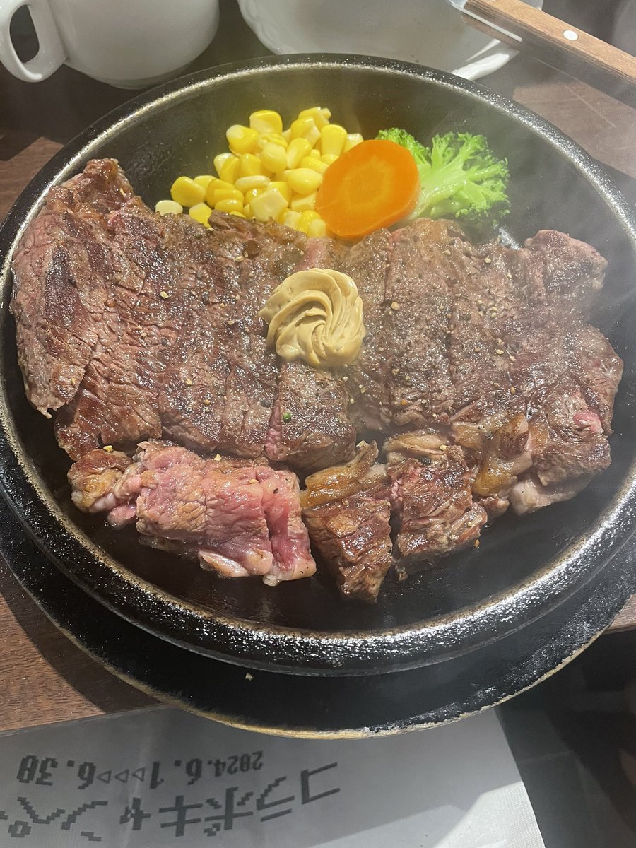 ステーキでエネルギーチャージ💪
