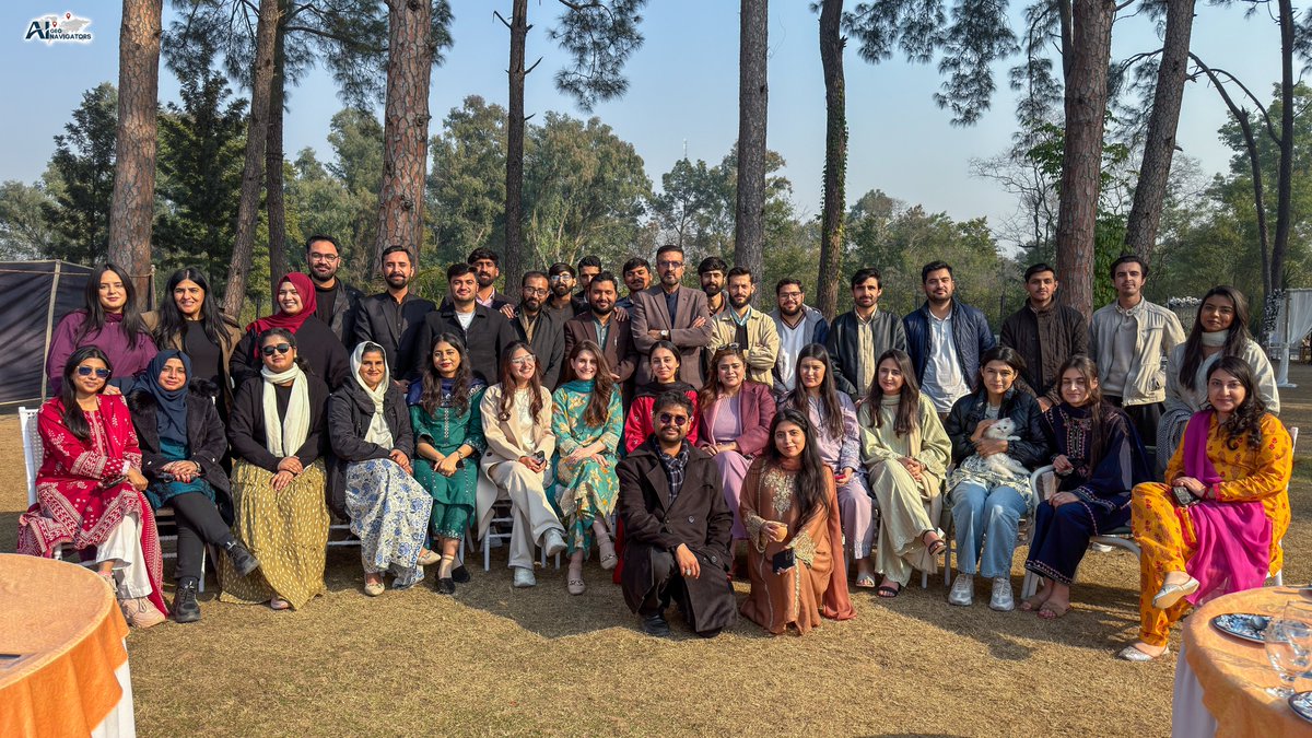 AiGeoNavigators's tweet photo. Today, we proudly mark the 1st anniversary of AI Geo Navigators, a journey that began with a vision and grew through dedication, learning, and teamwork.

Over the past year, we have taken meaningful steps forward, and this milestone is a reminder of how far we’ve come together.

One of our biggest achievements this year is the opening of two regional offices: one in Gilgit and one in Rawalpindi. These expansions reflect our commitment to strengthening the geospatial community across Pakistan.

Having the Gilgit team with us today made this celebration truly special. A special thanks to Azra Kanwal and her entire team, who traveled from Gilgit to celebrate this moment with us. Your efforts and presence mean a lot to AI Geo Navigators.

This journey would not be complete without acknowledging the leadership behind it. Under the guidance and vision of our CEO, Asim Javid, AI Geo Navigators has grown with purpose, direction, and resilience. 

His commitment to innovation, learning, and team development continues to inspire and shape the organization’s path forward.

We miss our pioneers, Uzma Jahan and Mansoor Adil, whose early contributions laid the foundation of AI Geo Navigators. 

And we sincerely appreciate the members, Mishal Malik, Ayesha Ishmal, who were once part of AI Geo Navigators and contributed during different phases of our growth, and we remain grateful for your contributions.

As we move forward, we carry every contribution, experience, and lesson with us. This moment is not just about progress, but about the people who made it possible and the future we continue to build together. 

#aigeonavigators #teamlunch #giscommunity #giscompanyinpakistan #islamabad #teamculture #teambonding #officemoments #workplace #startuplife #growingtogether #leadership #gis #geocommunity #mappingthefuture #togetherwegrow #aigeonavigatorsforsustainability #aigeonavigatorsforclimateaction #aigeonavigatorsforbuildingresilience