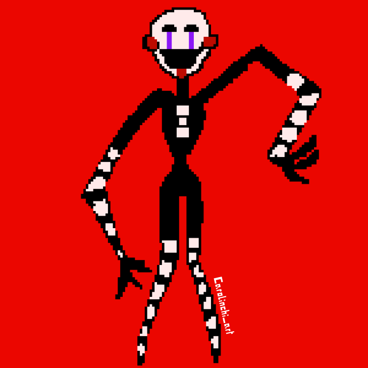 Puppet !! 
#fnaf #fivenightsatfreddys #fivwnightsatfreddys2 #fnaf2 #puppetfivenightsatfreddys #puppet #puppetfnaf #fnafpuppet #pixelart #art #fanart #fnafart #fanartfnaf