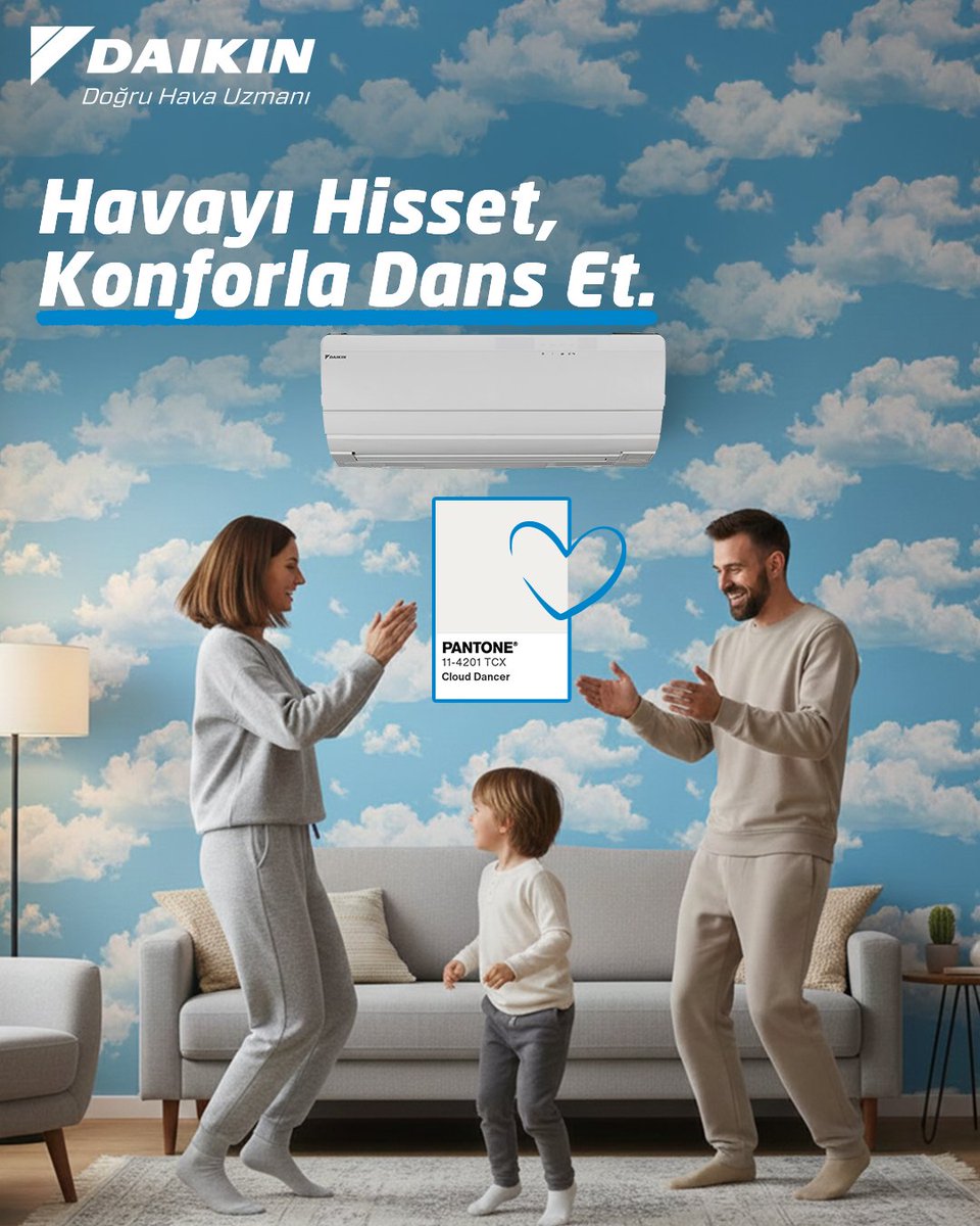 DaikinTurkiye's tweet image. Gökyüzünün sonsuz sakinliği Daikin teknolojisi ile yaşam alanınızda. Nefes alan, ruhunuza dokunan konforu keşfedin. 🌬️

#Daikin #Klima #Konfor