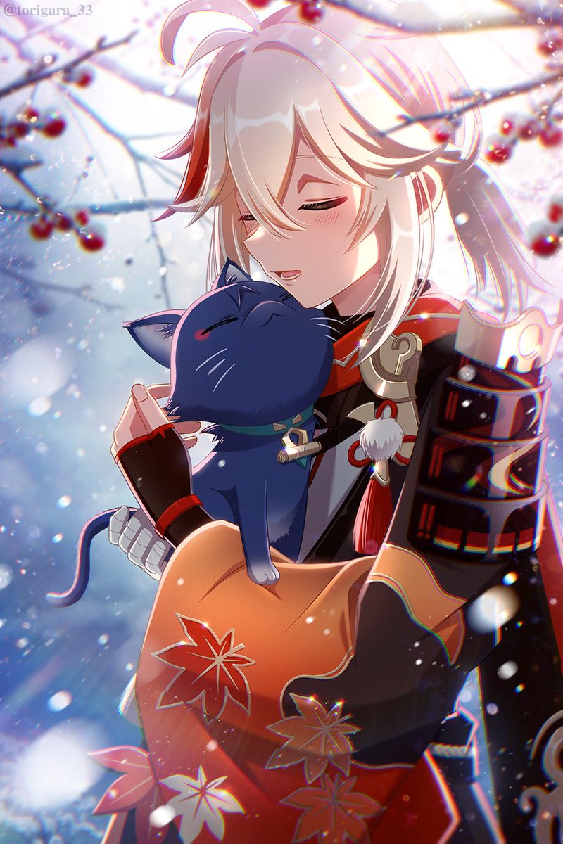 torigara_33's tweet image. 🍁☂春の気配が待ち遠しい二人