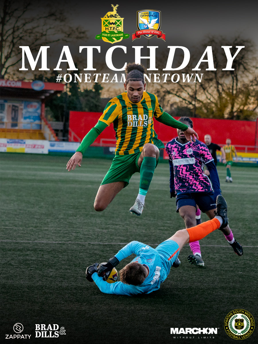 MATCHDAY

We host <a href="/ValeDynamos/">Aylesbury Vale Dynamos FC</a> in our first match of 2026!

🕒15:00 KICK OFF

#OneTeamOneTown🟡🟢🦌