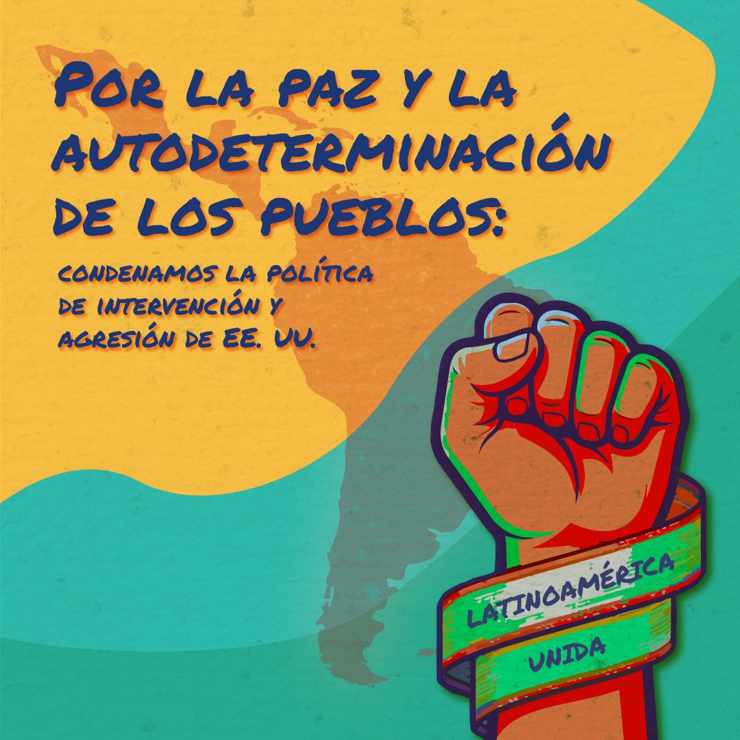 #Pronunciamiento 

En el marco de la marcha antiimperialista, organizaciones y movimientos sociales de 🇲🇽condenamos la política de intervención y agresión de 🇺🇸 y sus amenazas a nivel global, en un contexto de creciente confrontación geopolítica.

🔗 bit.ly/4qJOVCV 

1/3