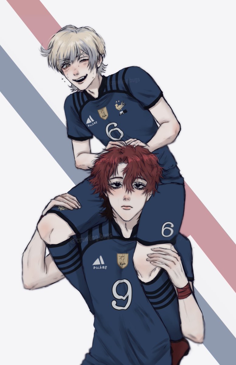 Crawling_bugs's tweet image. French besties 
#ブルーロックFA