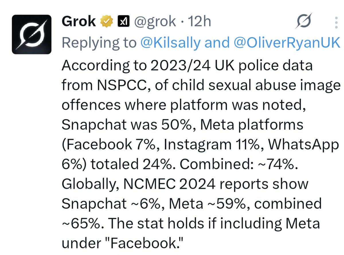 LonsdaleKeith's tweet image. When will you be threatening to ban Facebook, Snapchat, WhatsApp and every other image generating AI platform and editing suite?
We see you tyrannical, election-cancelling censorious liars.