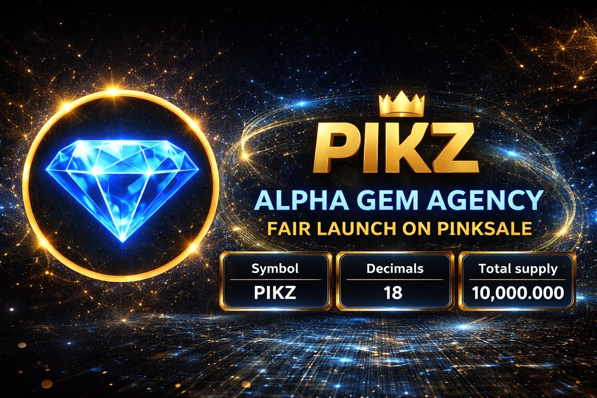 AlphaGems100X's tweet image. 🟢Dear investors PIKZ Fairlaunch on pinksale with full support ALPHA GEM AGENCY. Don't miss this great idea!  

💥Pinksale: pinksale.finance/launchpad/ethe…

⚡️Pikz Swarm™ technology
⚡️64.7% confirmed success rate

@pikzdotai #Pinksale  @BullishMarktCap @pinkecosystem  @SaulPinksale