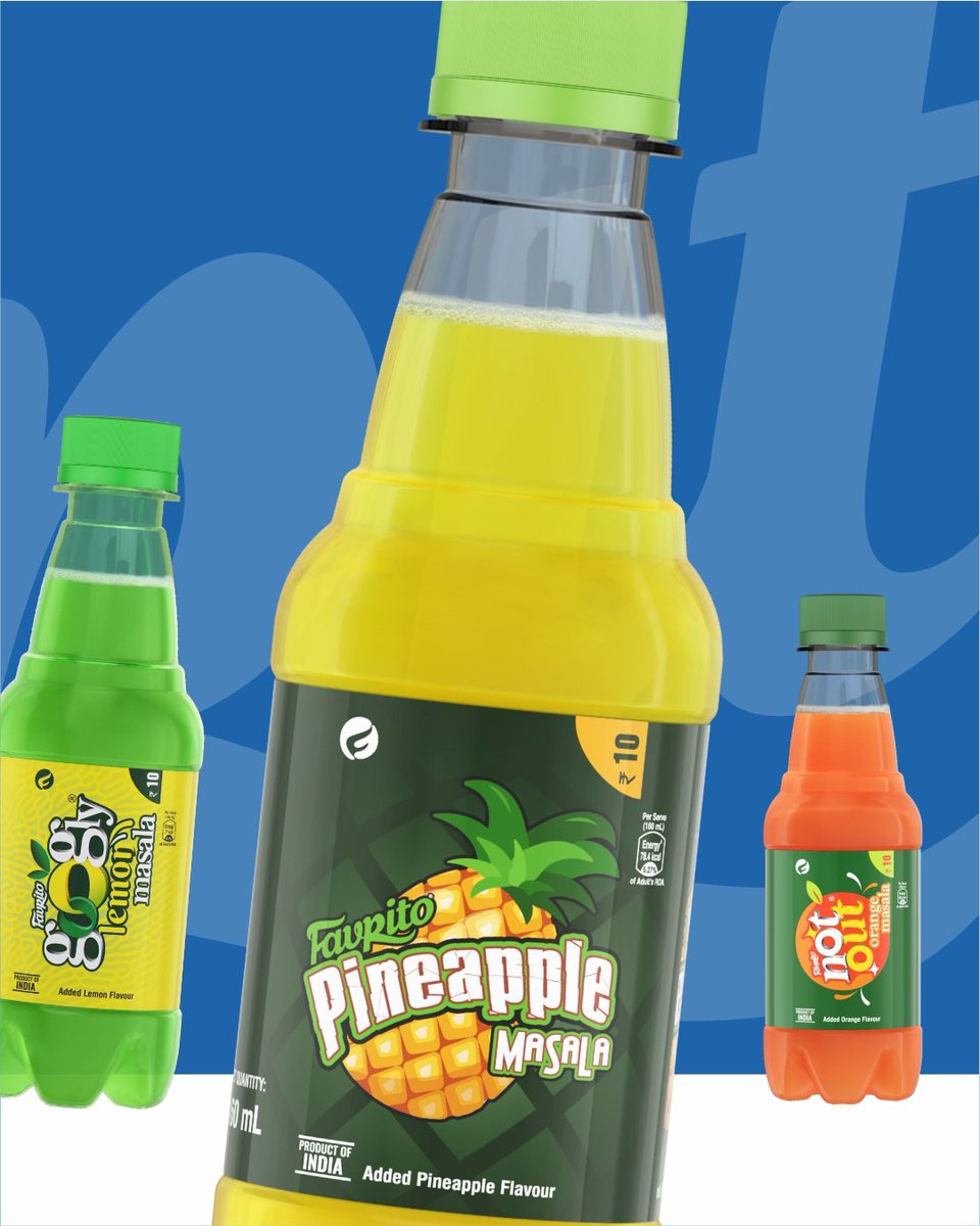 threedotdesigns's tweet image. Bold colours, playful typography and flavour-led visuals come together to create packaging that stands out instantly. Designed to reflect the energy, taste and personality inside every bottle.
We turned fizz into a visual treat for Favrito. 

#packagingdesign #visualbranding #3dd