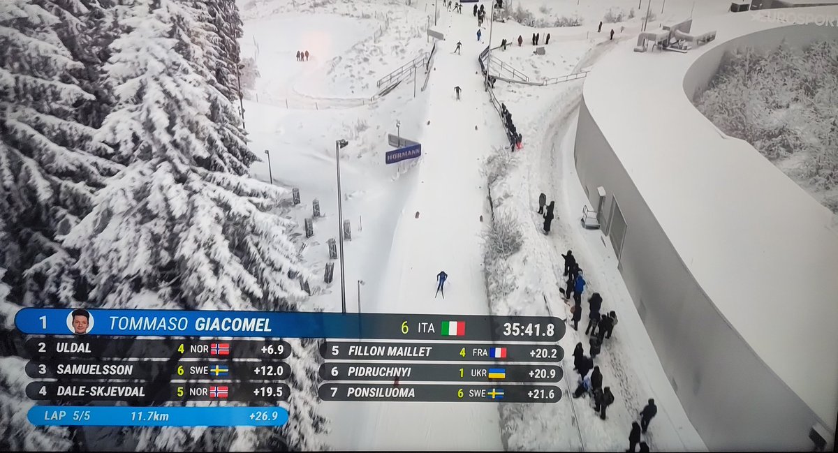 ge_aldrig_upp's tweet image. In questo momento, dopo Sinner e Ceccon, Tommaso Giacomel 🇮🇹 è l'atleta più forte dell'intero movimento sportivo italiano. Ciò che ha fatto oggi non ha precedenti e i media italiani hanno il DOVERE di parlarne e raccontarlo per il fenomeno che è 👏👏 

#OBE26 #eurosportbiathlon