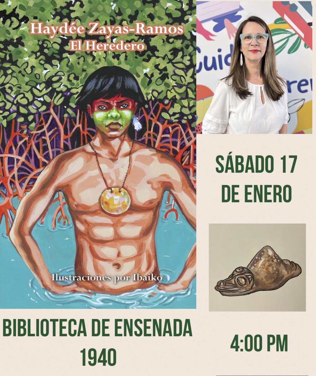 HzayasRamos's tweet photo. Ven el sábado 17 de enero en la Biblioteca de Ensenada 1940 (Guánica) a las 4:00 de la tarde, para develar el misterio de "El heredero", novela juvenil de Haydée Zayas-Ramos.

¡Acompáñanos! https://t.co/N1xCV4IkRn